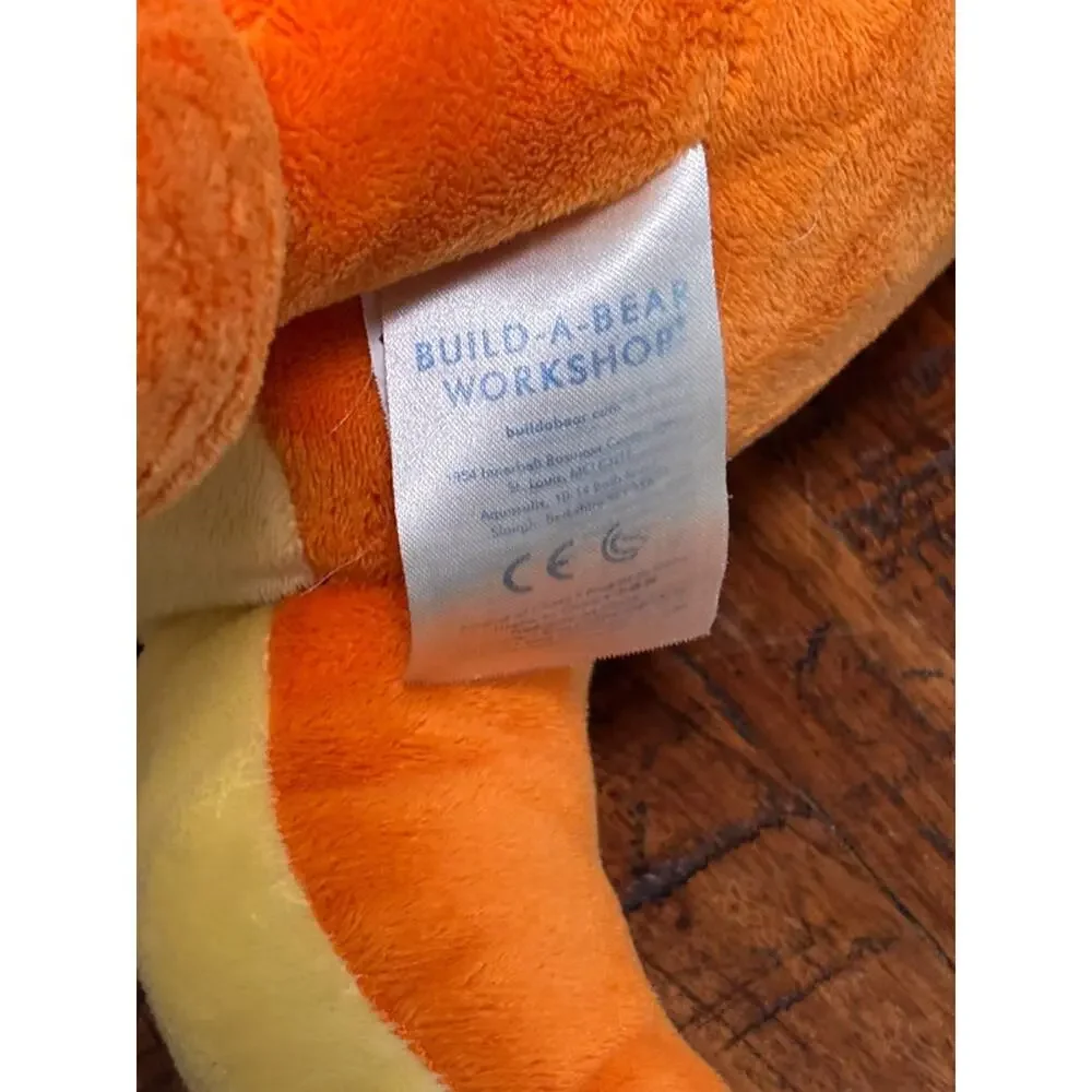 Build-A-Bear Workshop Pokémon Charmander Plush Stuffed Animal Orange 2017 16”